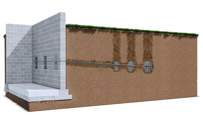 Wall Anchors for Foundation Repair