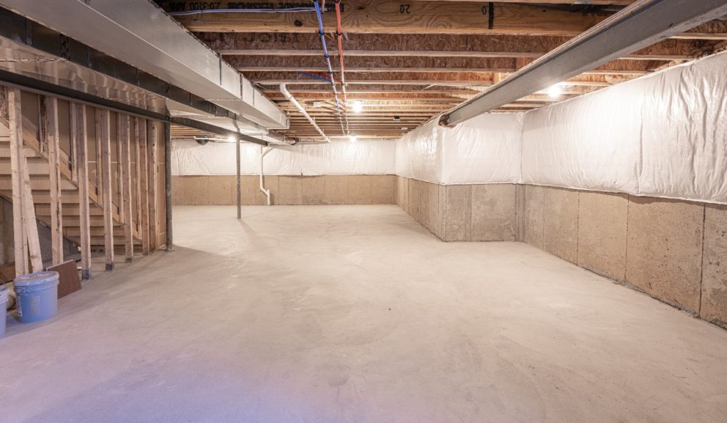Finished basement in Bloomington, IL