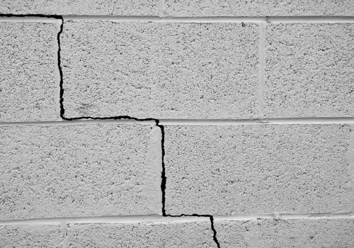 A structural crack needing Foundation Crack Repair in Peoria IL